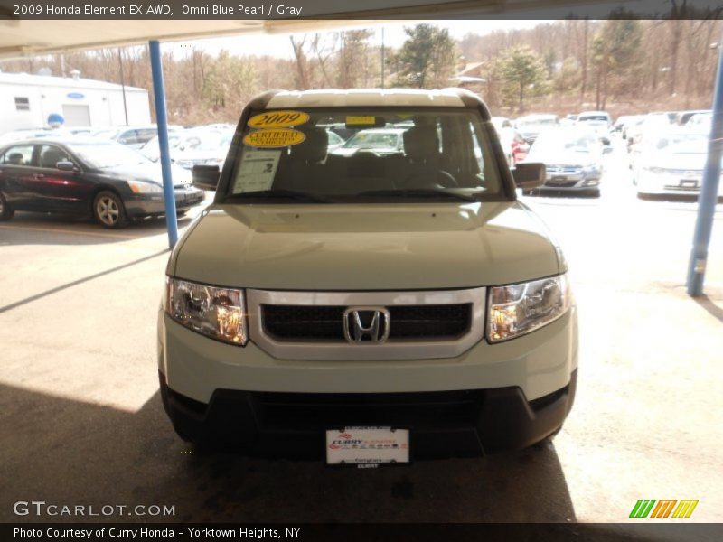 Omni Blue Pearl / Gray 2009 Honda Element EX AWD