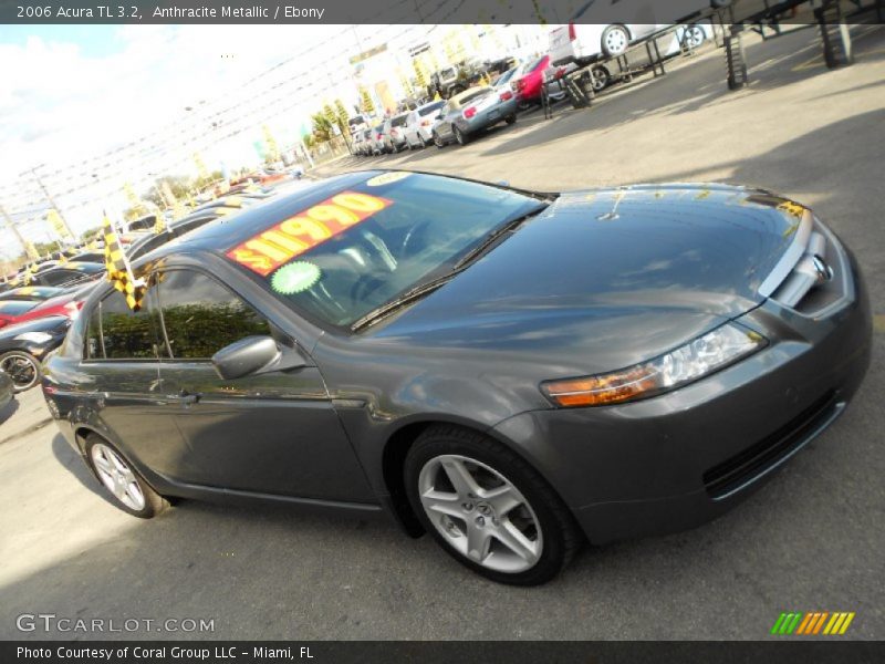 Anthracite Metallic / Ebony 2006 Acura TL 3.2
