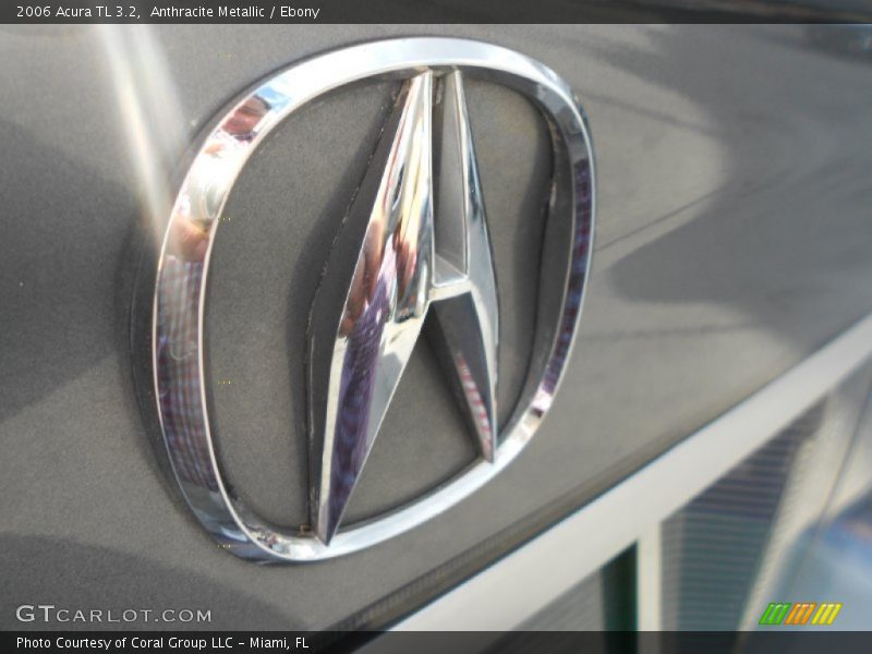 Anthracite Metallic / Ebony 2006 Acura TL 3.2