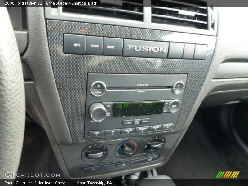 White Suede / Charcoal Black 2008 Ford Fusion SE