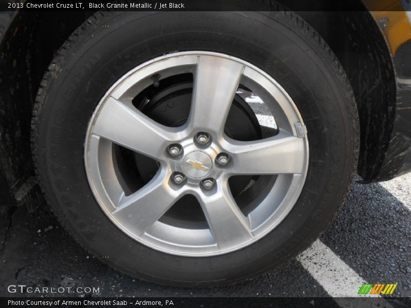 Black Granite Metallic / Jet Black 2013 Chevrolet Cruze LT