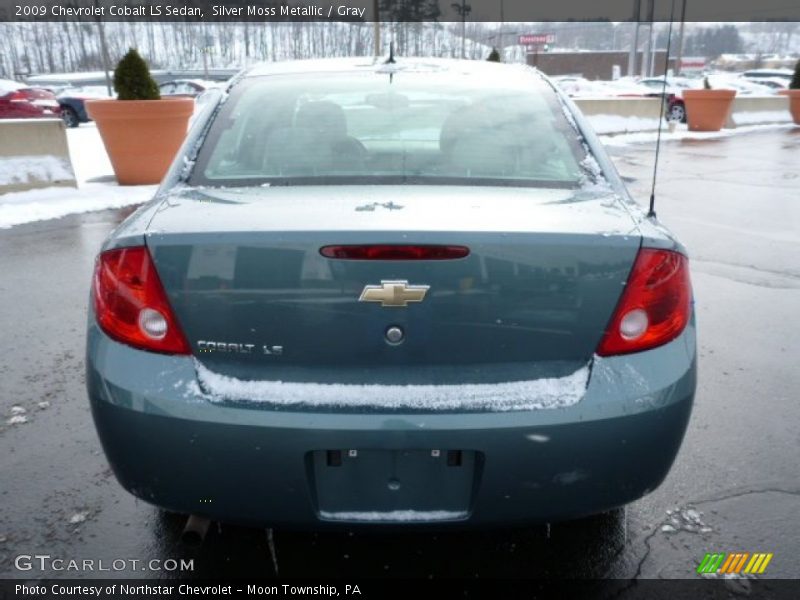 Silver Moss Metallic / Gray 2009 Chevrolet Cobalt LS Sedan