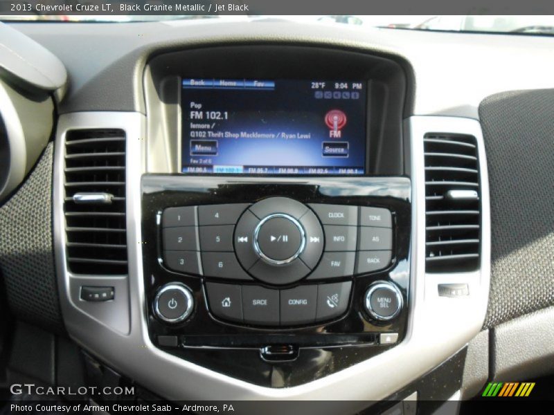 Black Granite Metallic / Jet Black 2013 Chevrolet Cruze LT