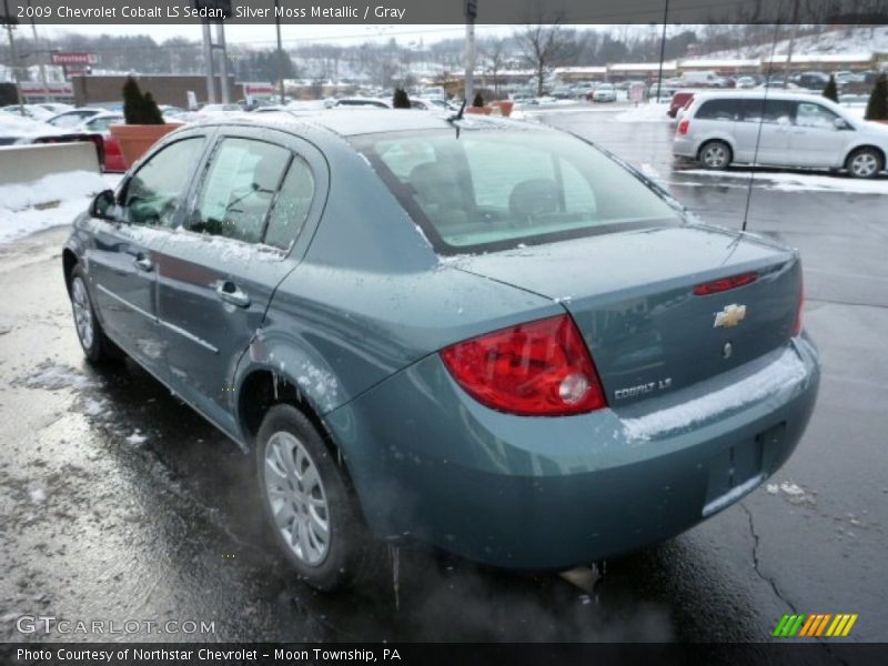 Silver Moss Metallic / Gray 2009 Chevrolet Cobalt LS Sedan