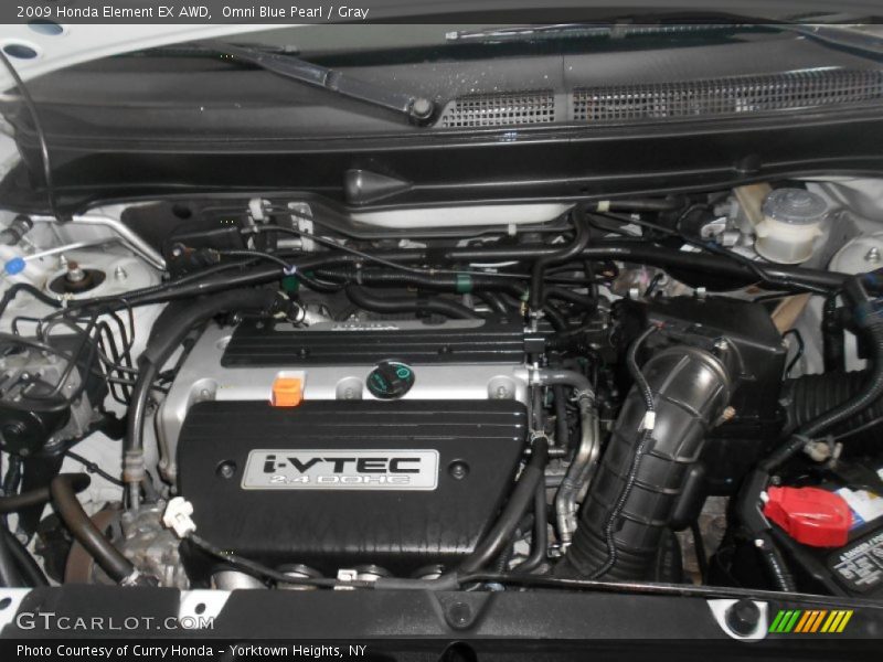 Omni Blue Pearl / Gray 2009 Honda Element EX AWD