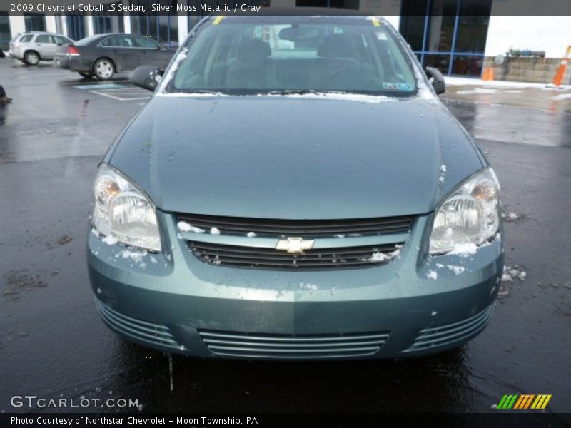Silver Moss Metallic / Gray 2009 Chevrolet Cobalt LS Sedan