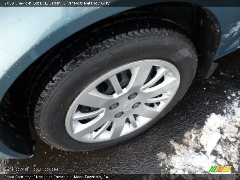 Silver Moss Metallic / Gray 2009 Chevrolet Cobalt LS Sedan