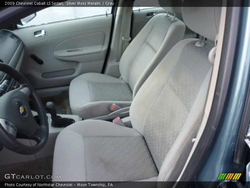 Silver Moss Metallic / Gray 2009 Chevrolet Cobalt LS Sedan