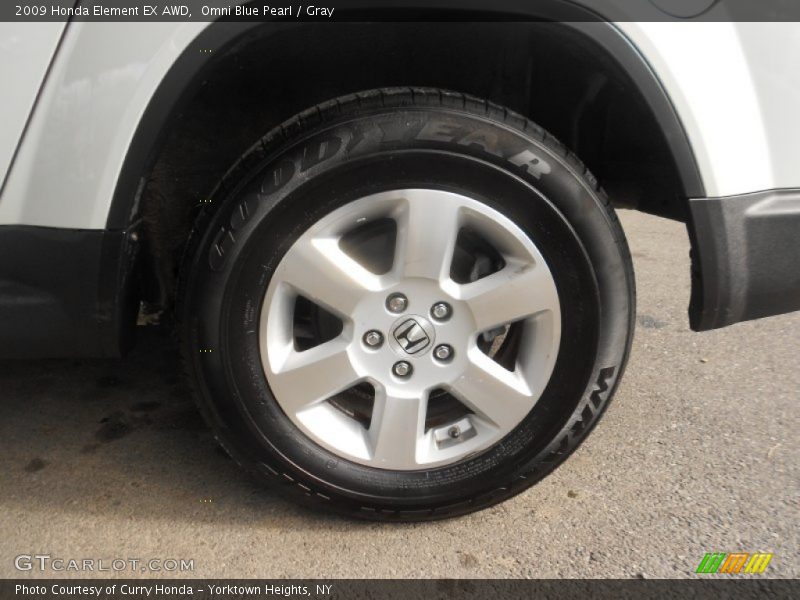Omni Blue Pearl / Gray 2009 Honda Element EX AWD