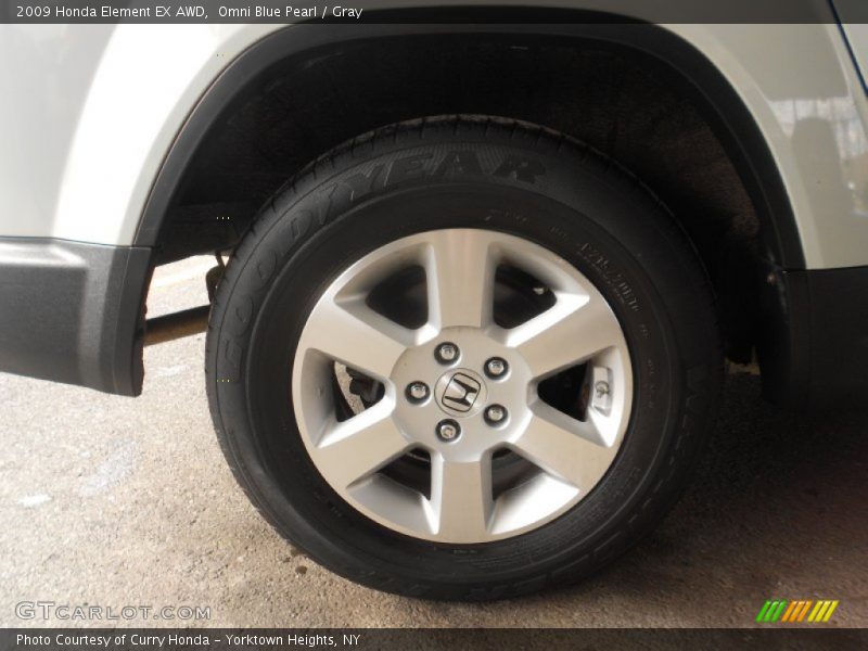 Omni Blue Pearl / Gray 2009 Honda Element EX AWD