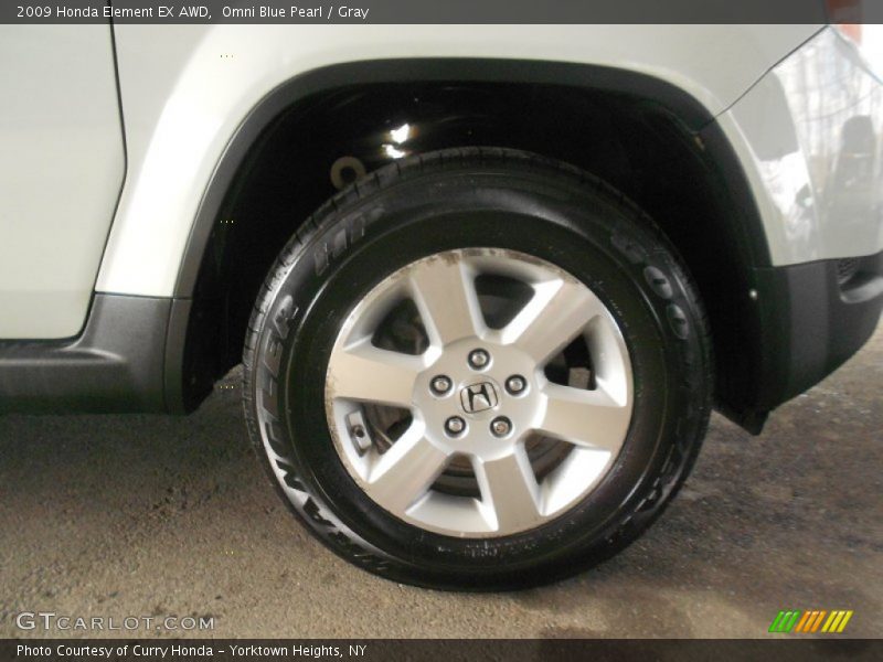 Omni Blue Pearl / Gray 2009 Honda Element EX AWD
