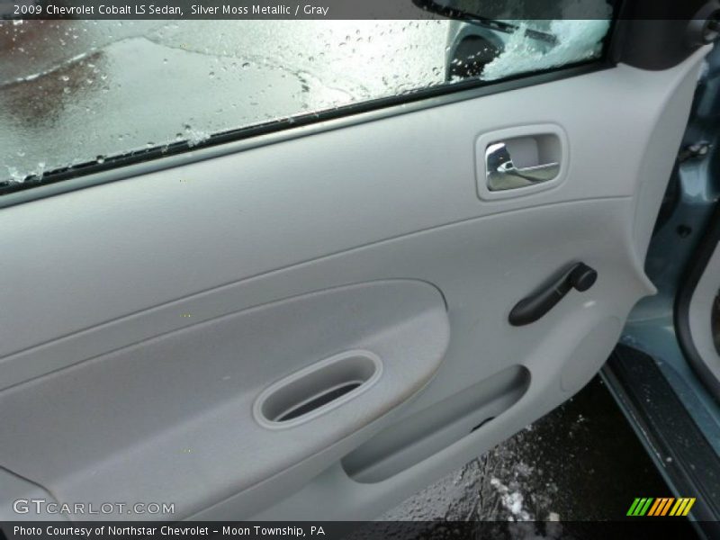 Silver Moss Metallic / Gray 2009 Chevrolet Cobalt LS Sedan