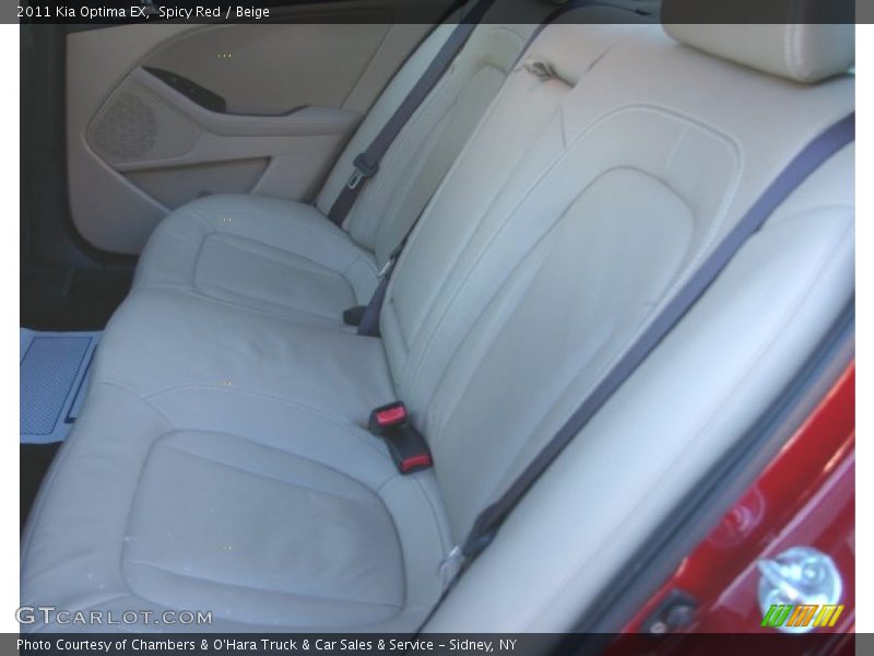 Spicy Red / Beige 2011 Kia Optima EX
