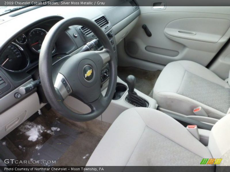 Silver Moss Metallic / Gray 2009 Chevrolet Cobalt LS Sedan