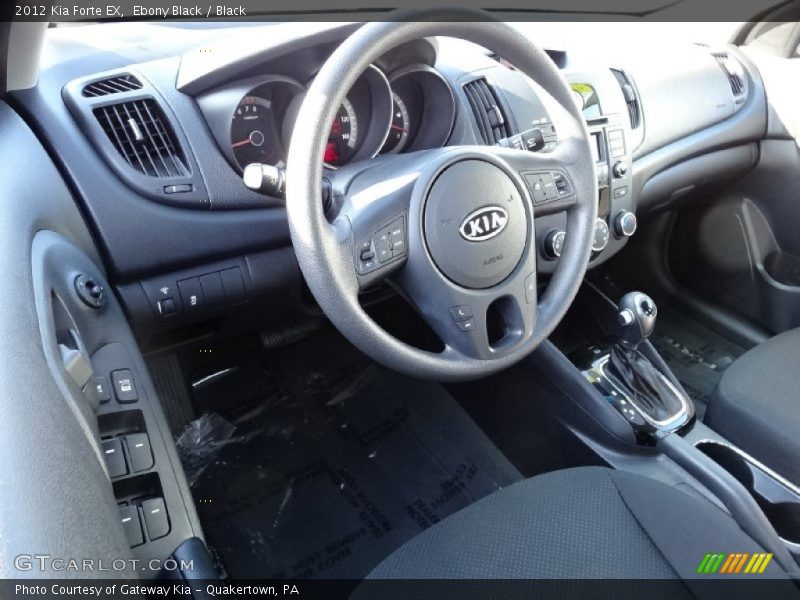 Black Interior - 2012 Forte EX 