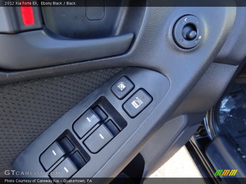 Ebony Black / Black 2012 Kia Forte EX