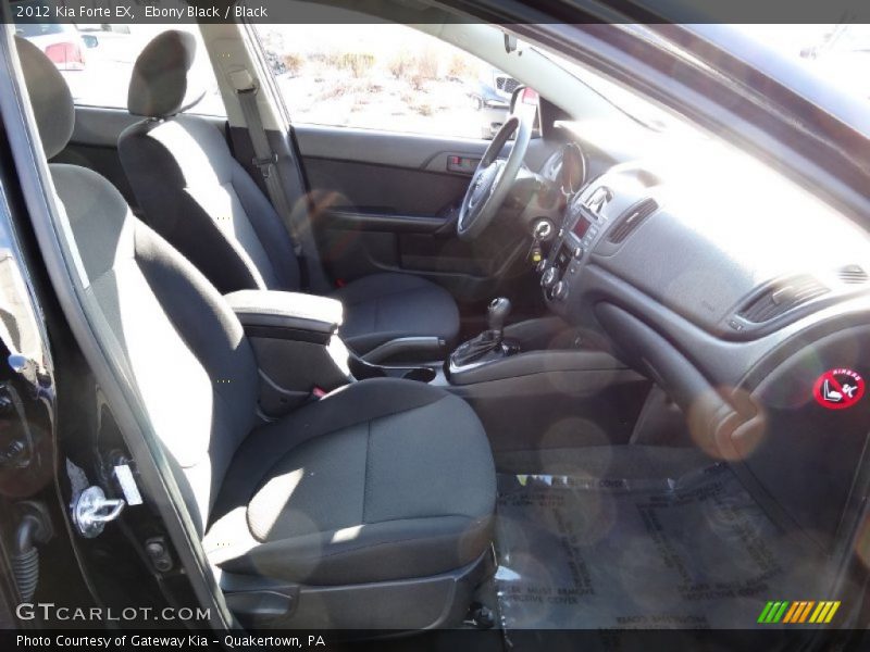 Ebony Black / Black 2012 Kia Forte EX