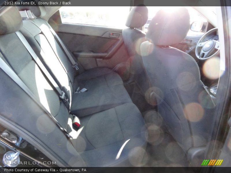 Ebony Black / Black 2012 Kia Forte EX
