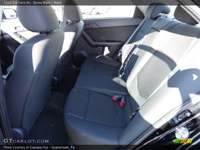 Ebony Black / Black 2012 Kia Forte EX