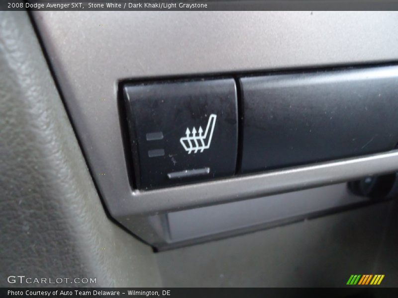 Stone White / Dark Khaki/Light Graystone 2008 Dodge Avenger SXT