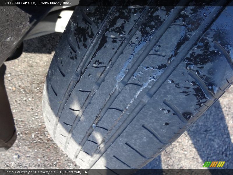 Ebony Black / Black 2012 Kia Forte EX