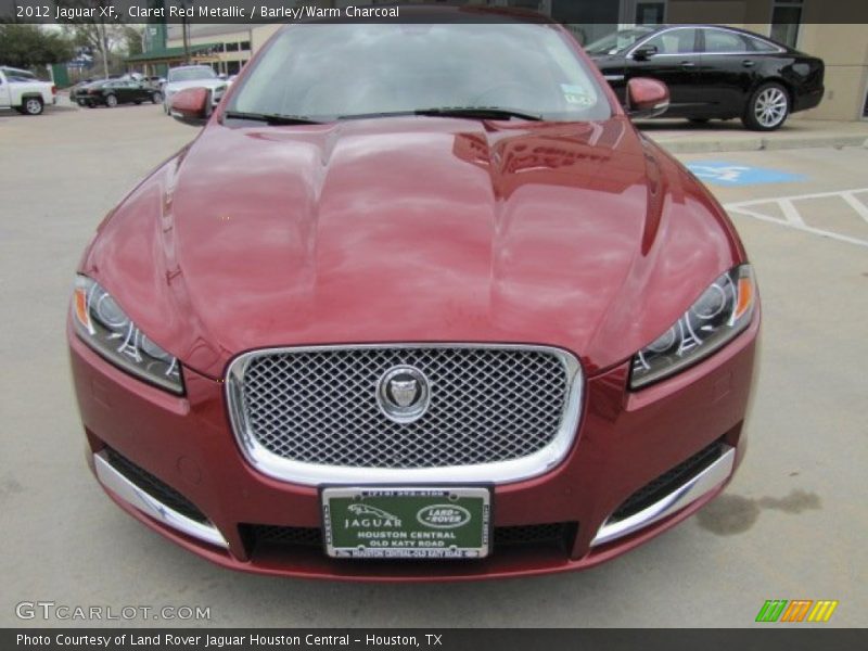 Claret Red Metallic / Barley/Warm Charcoal 2012 Jaguar XF