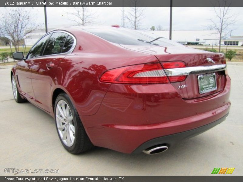 Claret Red Metallic / Barley/Warm Charcoal 2012 Jaguar XF