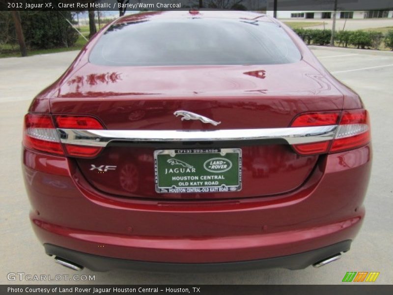 Claret Red Metallic / Barley/Warm Charcoal 2012 Jaguar XF