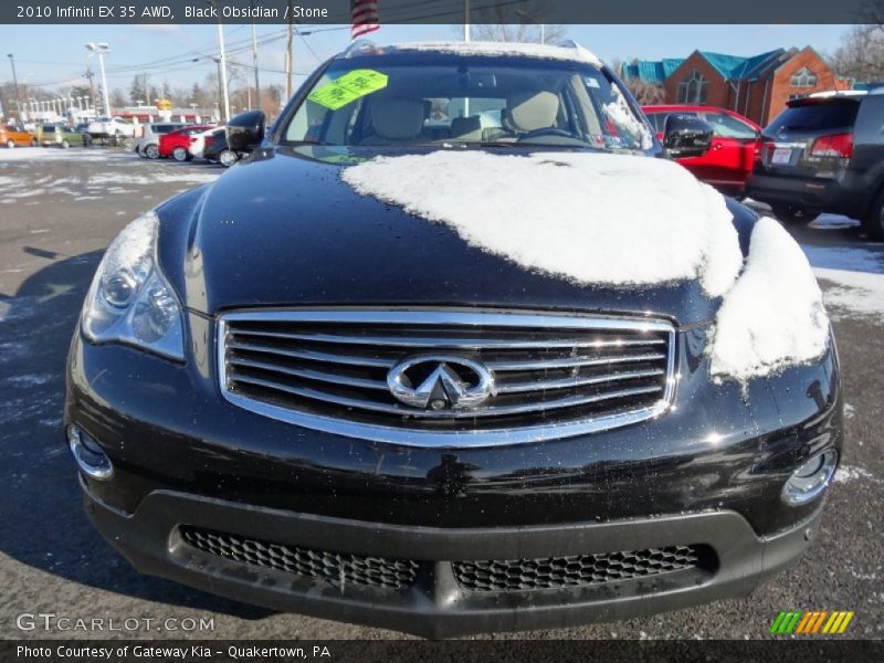 Black Obsidian / Stone 2010 Infiniti EX 35 AWD