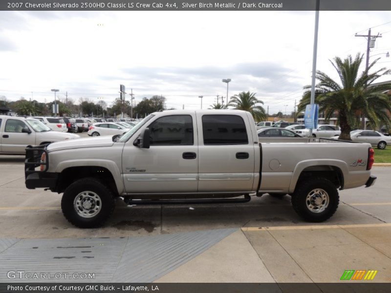 Silver Birch Metallic / Dark Charcoal 2007 Chevrolet Silverado 2500HD Classic LS Crew Cab 4x4