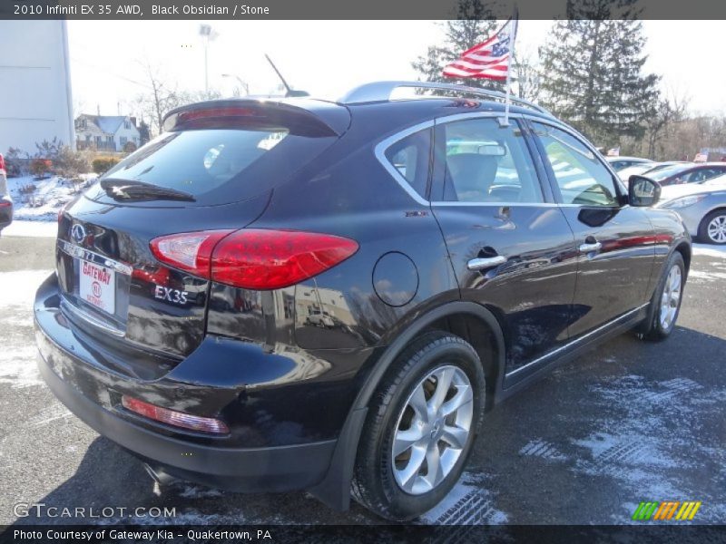 Black Obsidian / Stone 2010 Infiniti EX 35 AWD