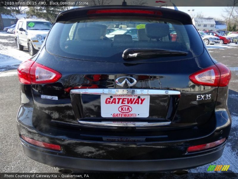 Black Obsidian / Stone 2010 Infiniti EX 35 AWD