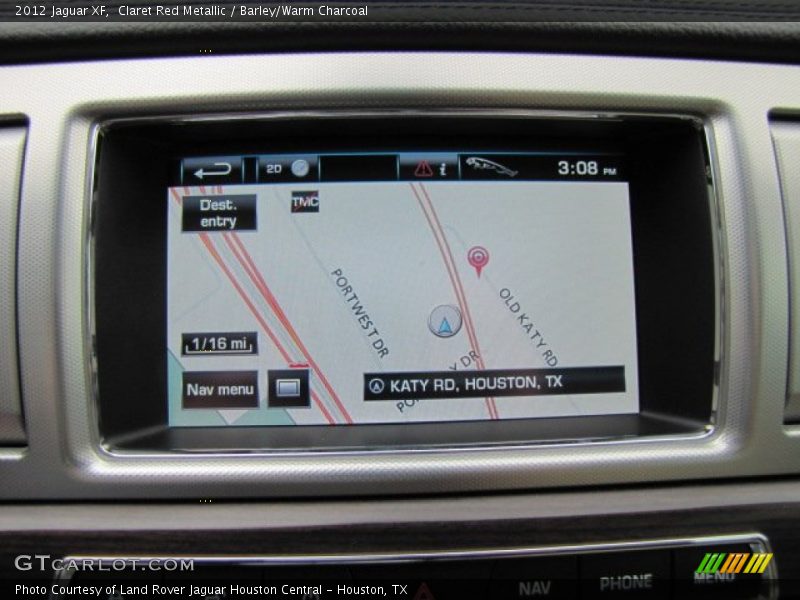 Claret Red Metallic / Barley/Warm Charcoal 2012 Jaguar XF