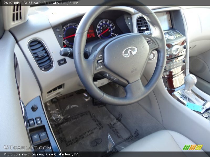 Black Obsidian / Stone 2010 Infiniti EX 35 AWD