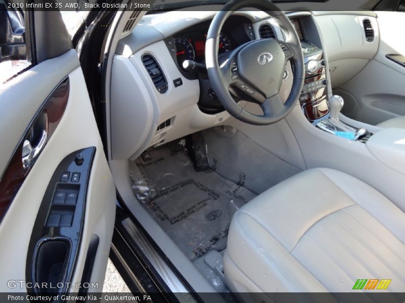 Black Obsidian / Stone 2010 Infiniti EX 35 AWD