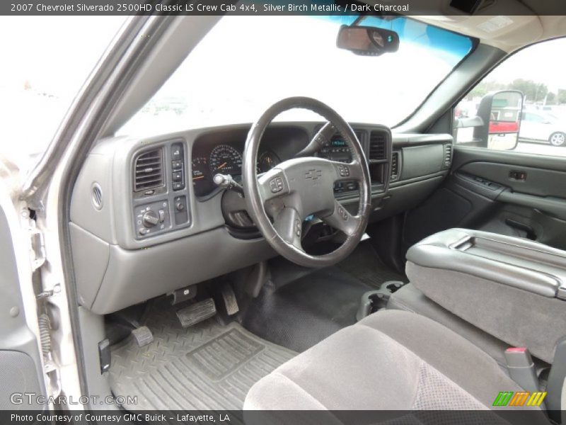 Silver Birch Metallic / Dark Charcoal 2007 Chevrolet Silverado 2500HD Classic LS Crew Cab 4x4