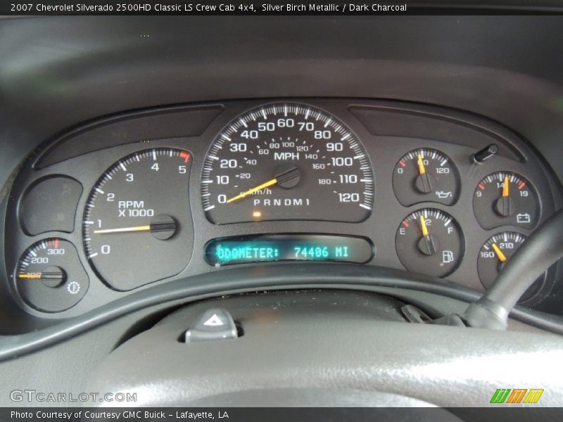 Silver Birch Metallic / Dark Charcoal 2007 Chevrolet Silverado 2500HD Classic LS Crew Cab 4x4