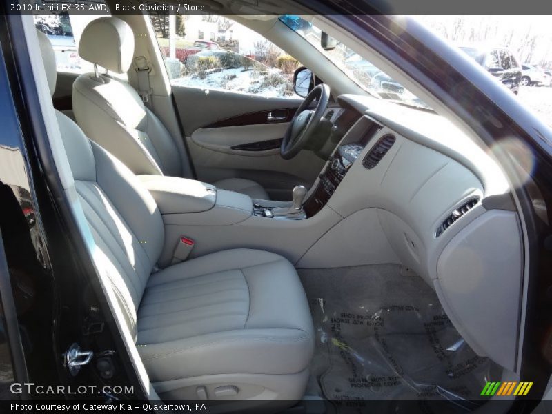 Black Obsidian / Stone 2010 Infiniti EX 35 AWD