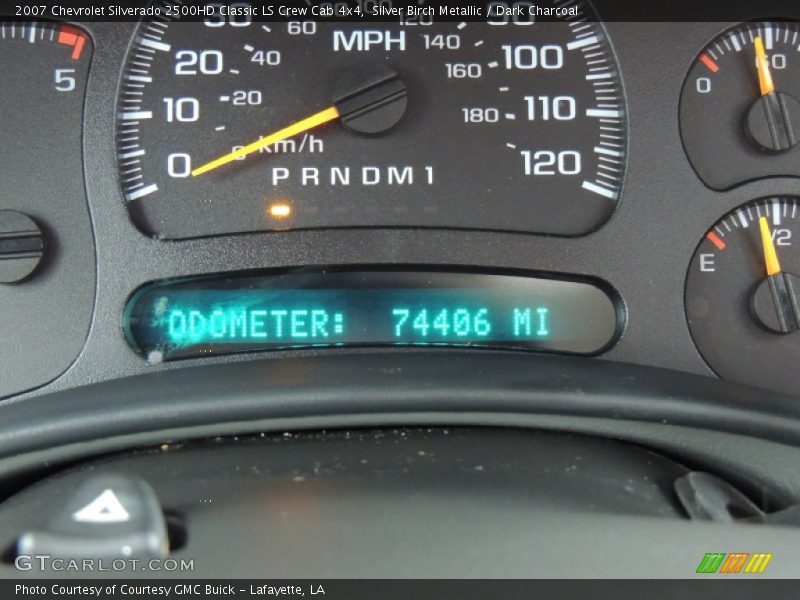 Silver Birch Metallic / Dark Charcoal 2007 Chevrolet Silverado 2500HD Classic LS Crew Cab 4x4