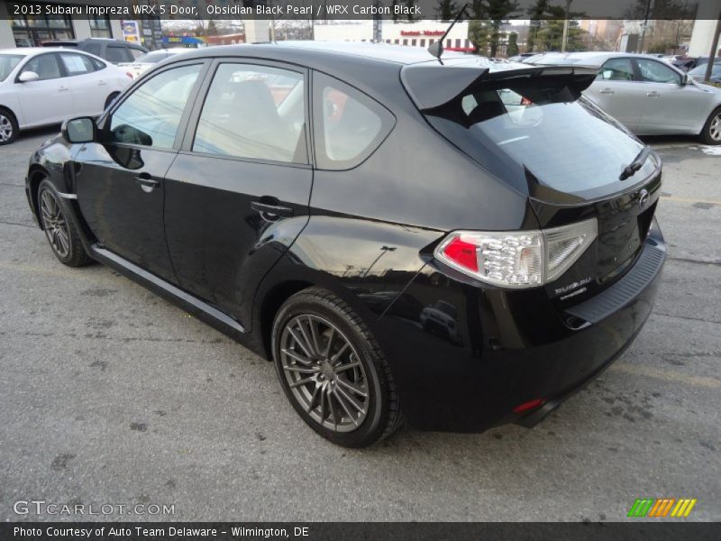 Obsidian Black Pearl / WRX Carbon Black 2013 Subaru Impreza WRX 5 Door