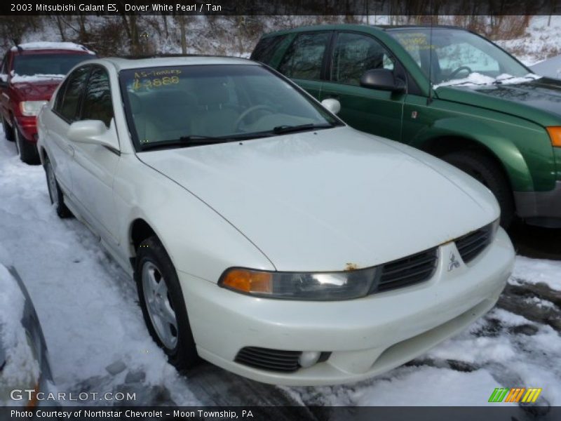 Dover White Pearl / Tan 2003 Mitsubishi Galant ES