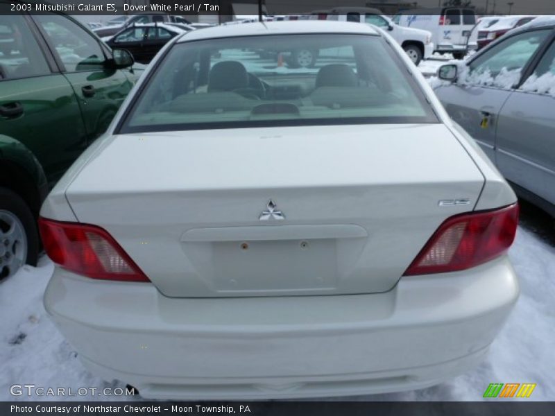 Dover White Pearl / Tan 2003 Mitsubishi Galant ES