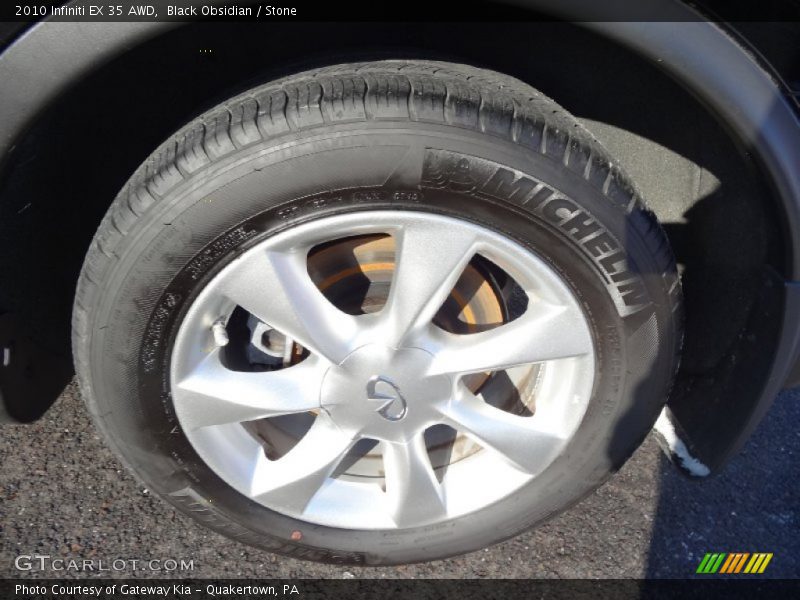 Black Obsidian / Stone 2010 Infiniti EX 35 AWD