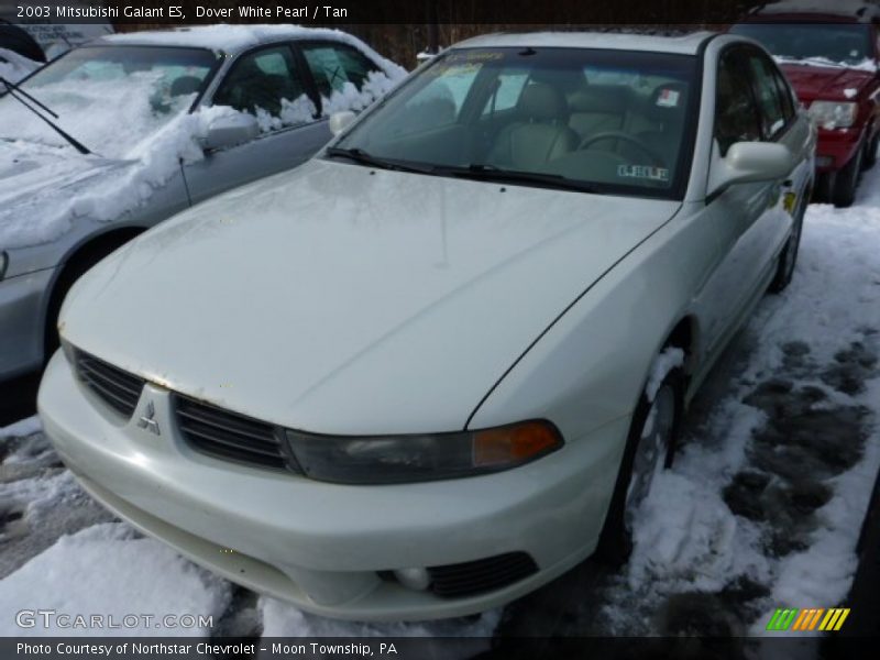 Dover White Pearl / Tan 2003 Mitsubishi Galant ES