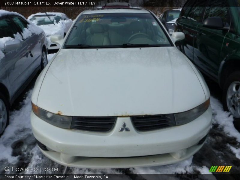 Dover White Pearl / Tan 2003 Mitsubishi Galant ES