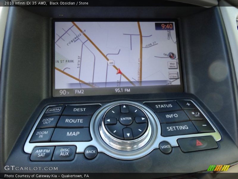 Black Obsidian / Stone 2010 Infiniti EX 35 AWD