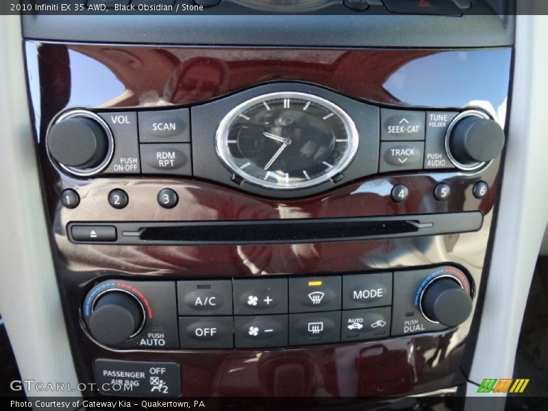 Black Obsidian / Stone 2010 Infiniti EX 35 AWD