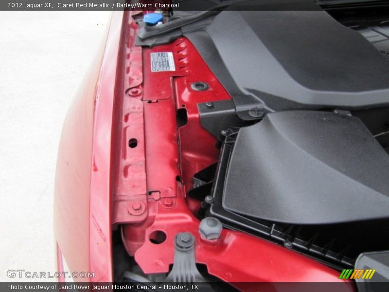 Claret Red Metallic / Barley/Warm Charcoal 2012 Jaguar XF