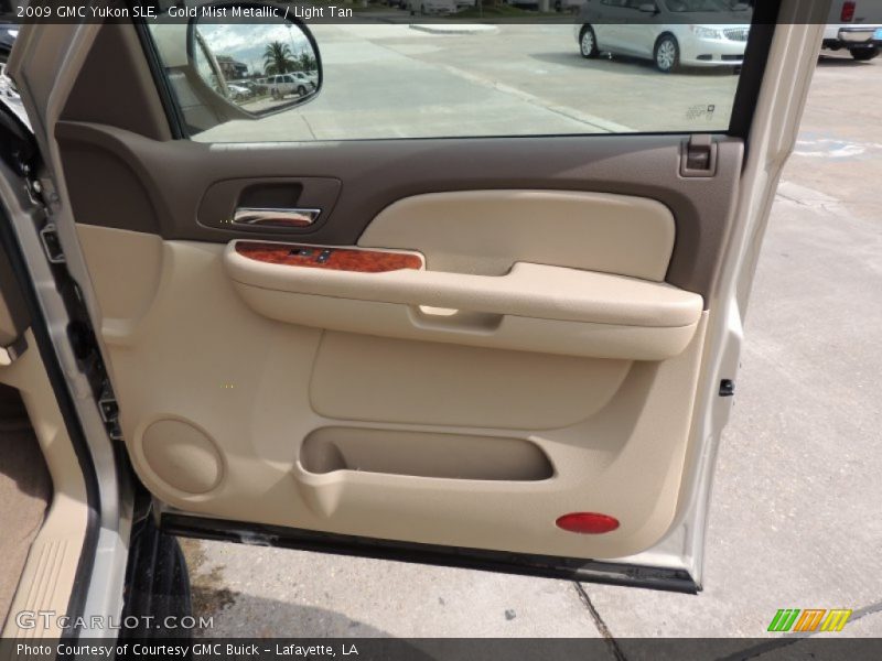 Gold Mist Metallic / Light Tan 2009 GMC Yukon SLE
