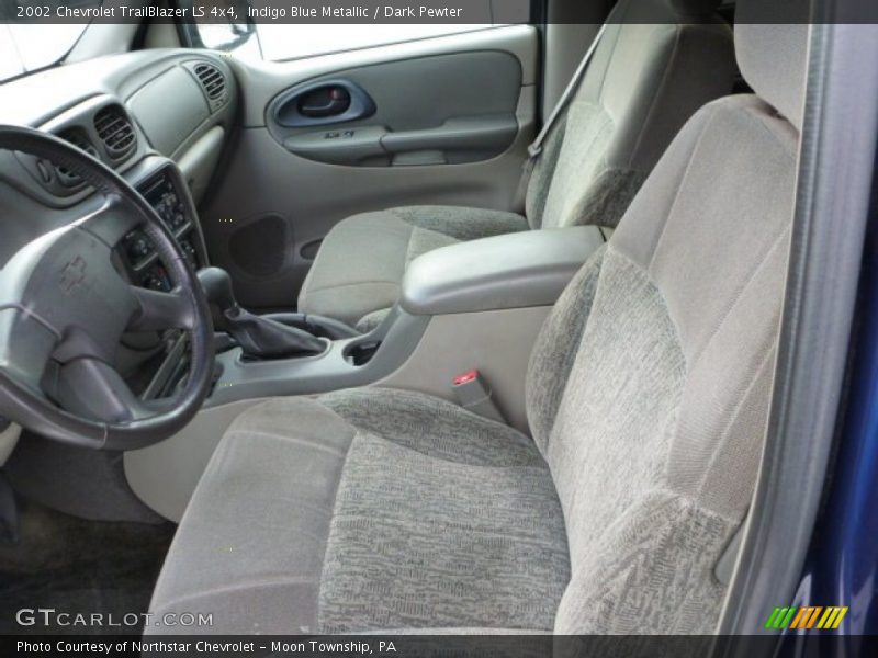 Indigo Blue Metallic / Dark Pewter 2002 Chevrolet TrailBlazer LS 4x4